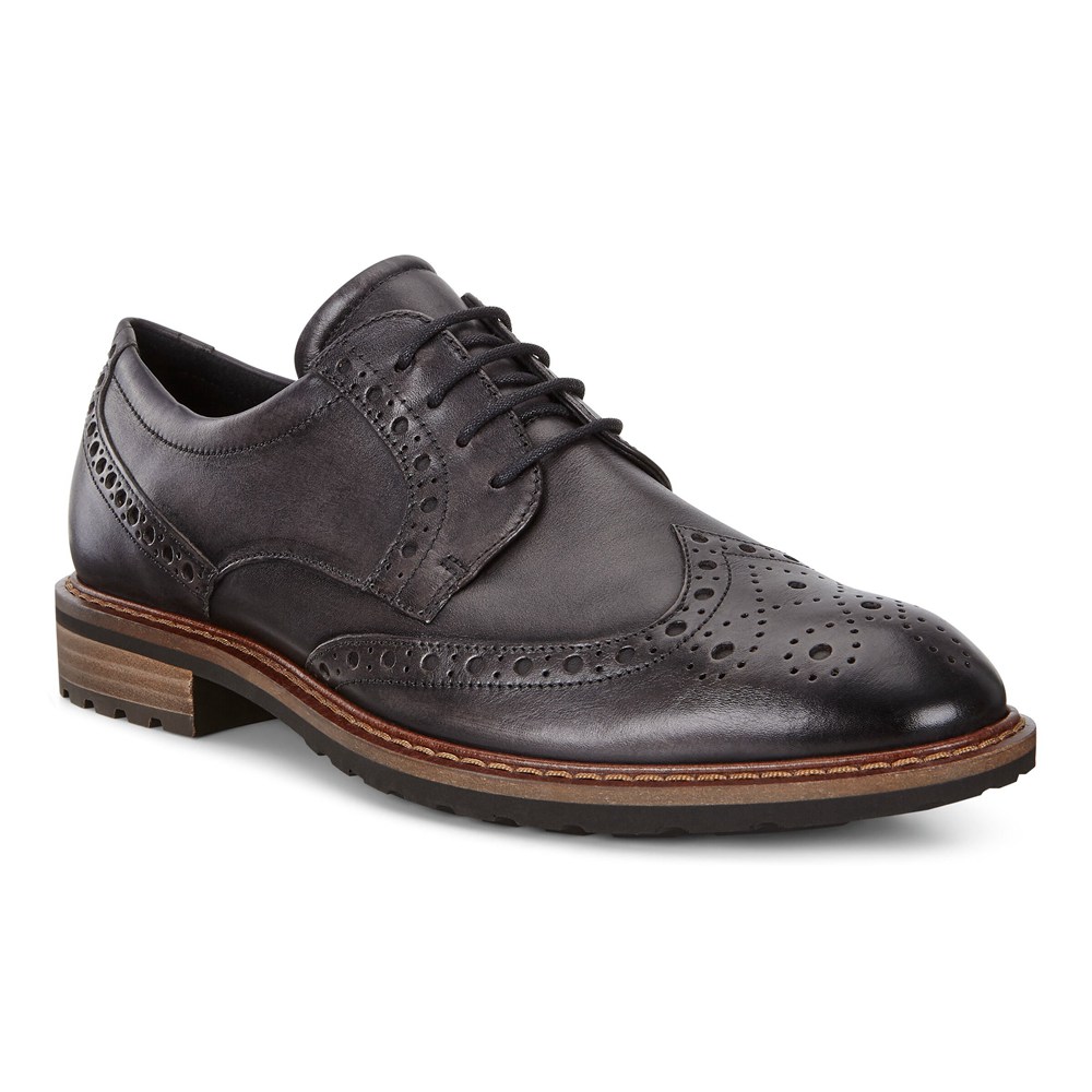 Zapatos De Vestir Hombre - ECCO Vitrus I Wing Tip Tie - Marrom - QTC421693